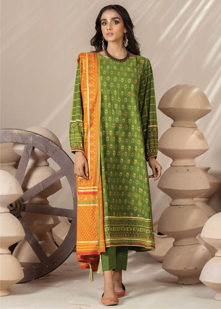 Lakhany Printed Cashmere Wool Suits Unstitched 3 Piece LSM21CG CGC-4019 - Winter Collection