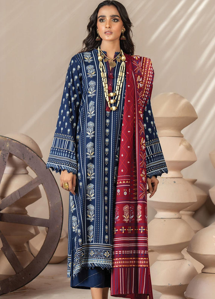 Lakhany Printed Cashmere Wool Suits Unstitched 3 Piece LSM21CG CGC-4020 - Winter Collection