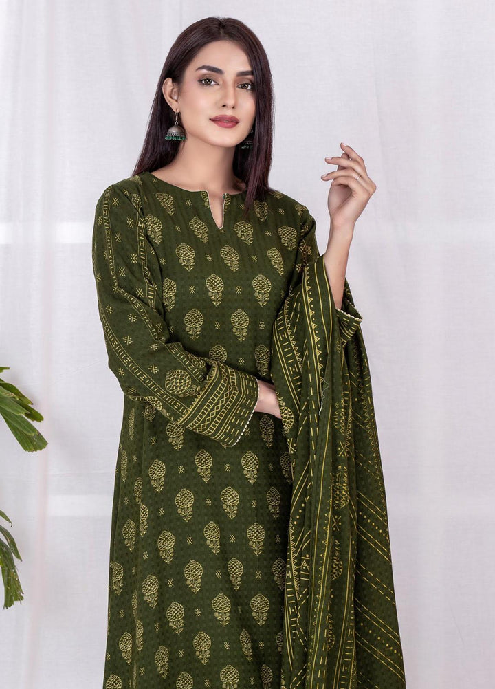 Lakhany Printed Cashmi Vool Suits Unstitched 3 Piece LSM21CV CVC-1016-B - Winter Collection