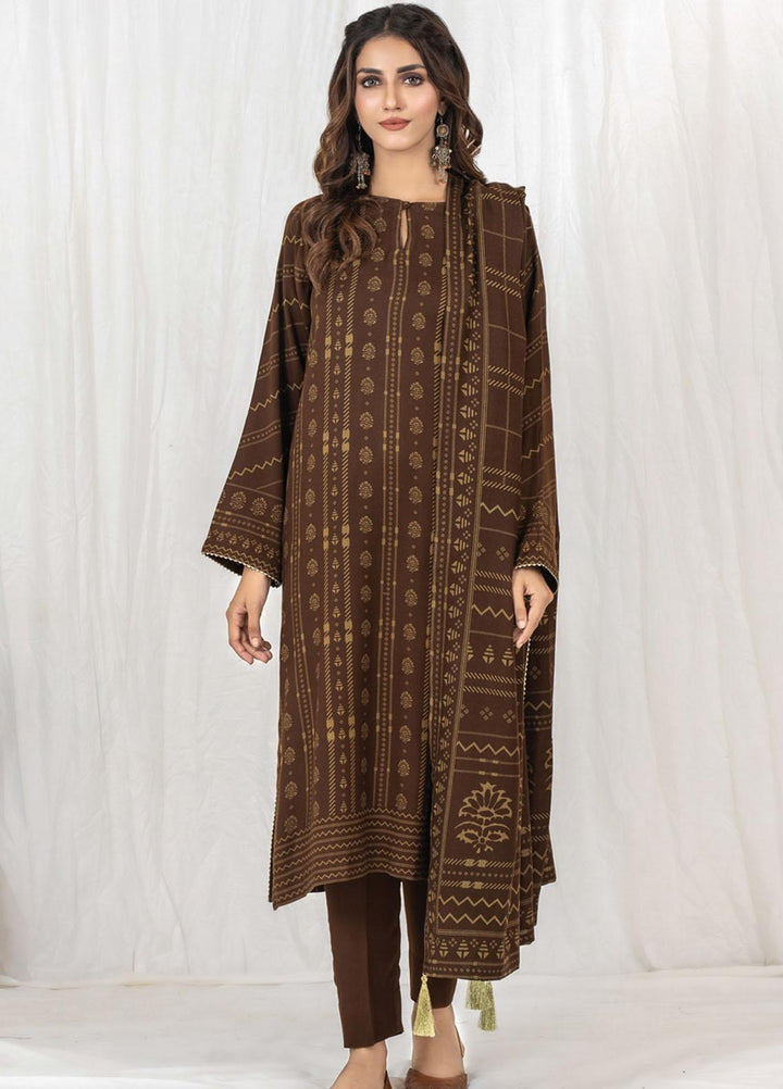 Lakhany Printed Cashmi Vool Suits Unstitched 3 Piece LSM21CV-2 CVC-1024-A - Winter Collection