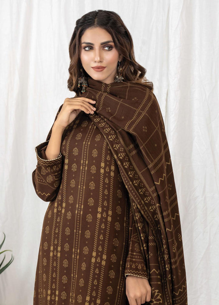 Lakhany Printed Cashmi Vool Suits Unstitched 3 Piece LSM21CV-2 CVC-1024-A - Winter Collection