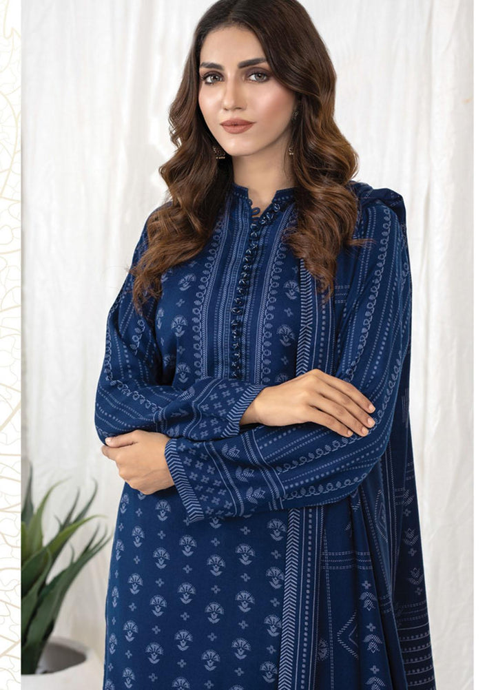 Lakhany Printed Cashmi Vool Suits Unstitched 3 Piece LSM21CV-2 CVC-1025-A - Winter Collection