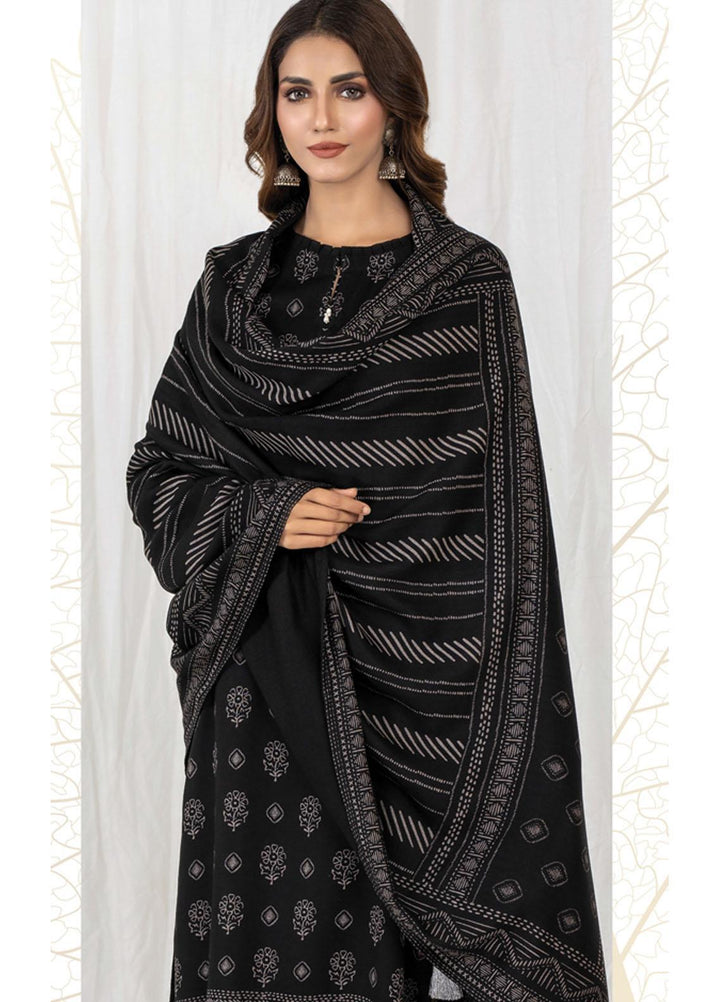 Lakhany Printed Cashmi Vool Suits Unstitched 3 Piece LSM21CV-2 CVC-1028-B - Winter Collection