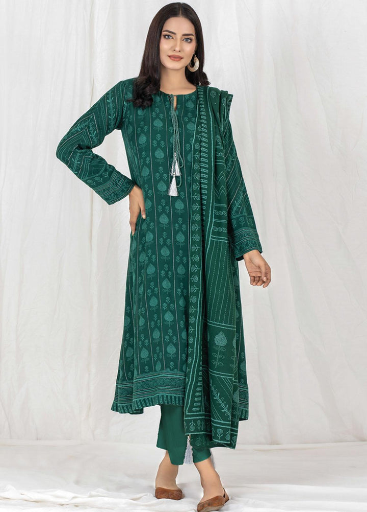 Lakhany Printed Cashmi Vool Suits Unstitched 3 Piece LSM21CV-2 CVC-1029-A - Winter Collection