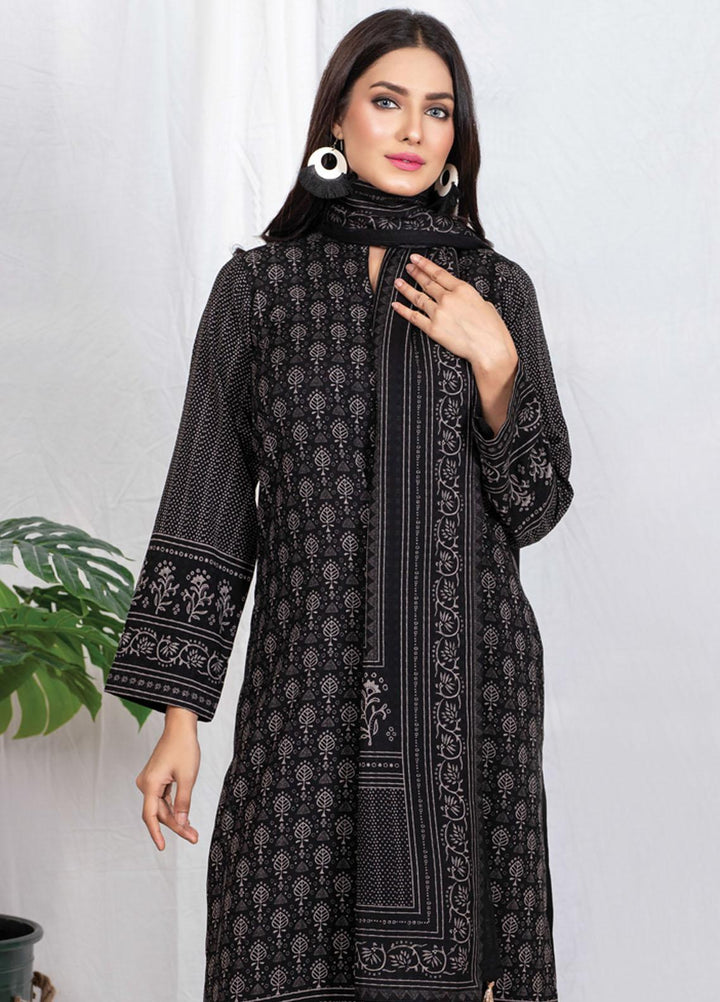 Lakhany Printed Cashmi Vool Suits Unstitched 3 Piece LSM21CV-2 CVC-1030-A - Winter Collection