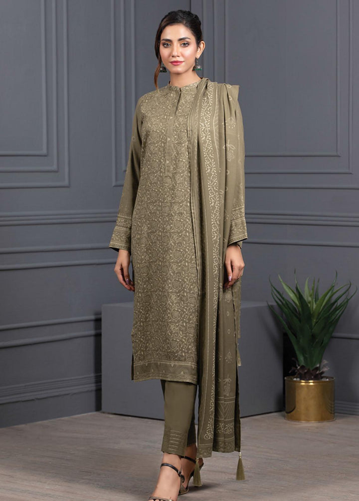 Lakhany Printed Cashmere Wool Suits Unstitched 3 Piece LSM21-CV3 CVC-1032-A - Winter Collection