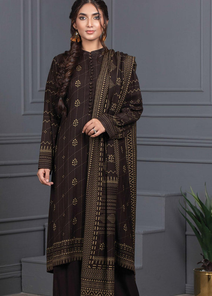 Lakhany Printed Cashmere Wool Suits Unstitched 3 Piece LSM21-CV3 CVC-1034-C - Winter Collection