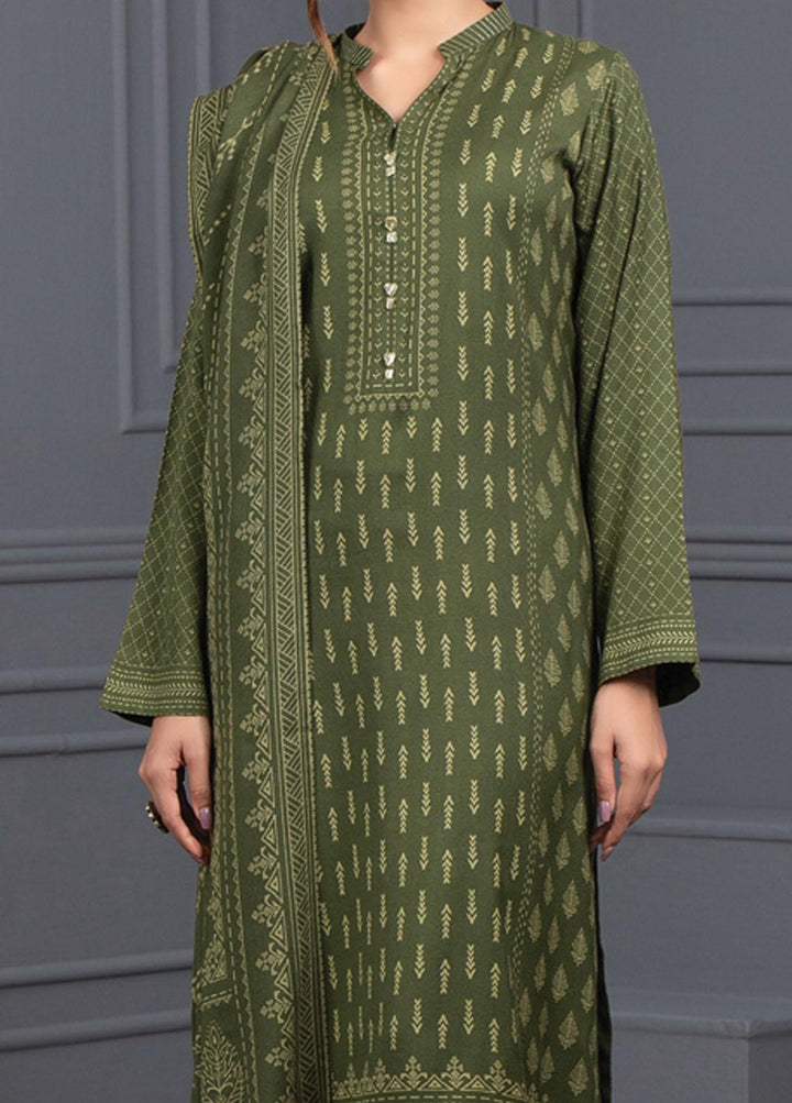 Lakhany Printed Cashmere Wool Suits Unstitched 3 Piece LSM21-CV3 CVC-1036-C - Winter Collection