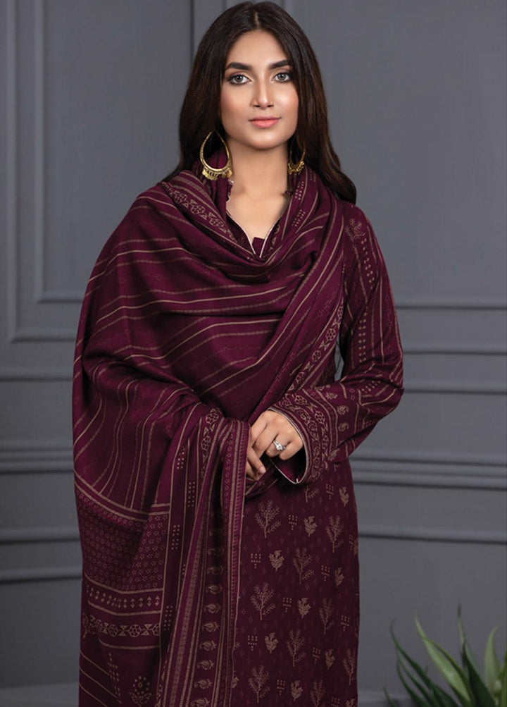 Lakhany Printed Cashmere Wool Suits Unstitched 3 Piece LSM21-CV3 CVC-1037-C - Winter Collection