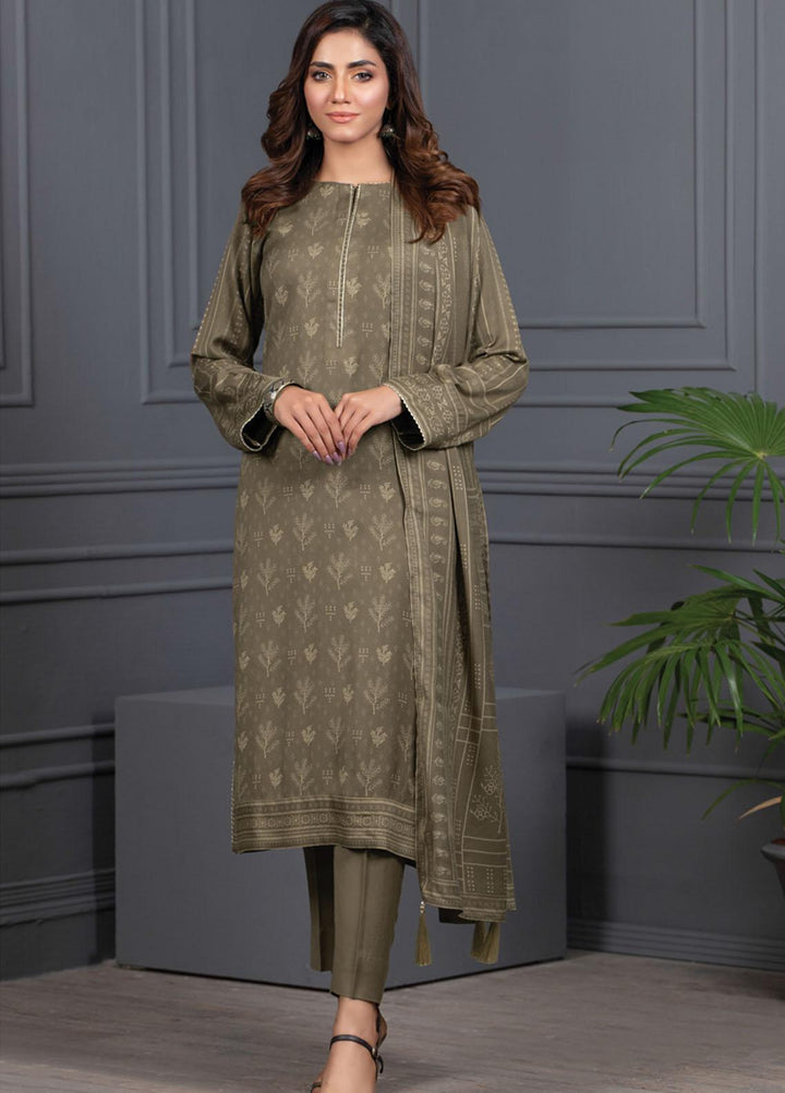 Lakhany Printed Cashmere Wool Suits Unstitched 3 Piece LSM21-CV3 CVC-1037-D - Winter Collection