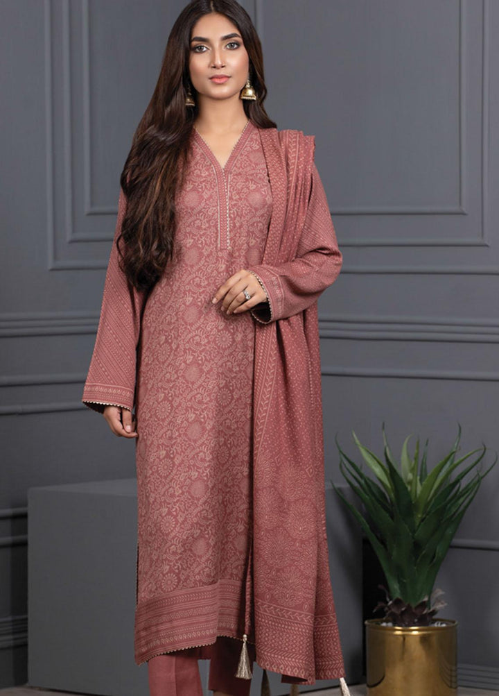 Lakhany Printed Cashmere Wool Suits Unstitched 3 Piece LSM21-CV3 CVC-1038-A - Winter Collection