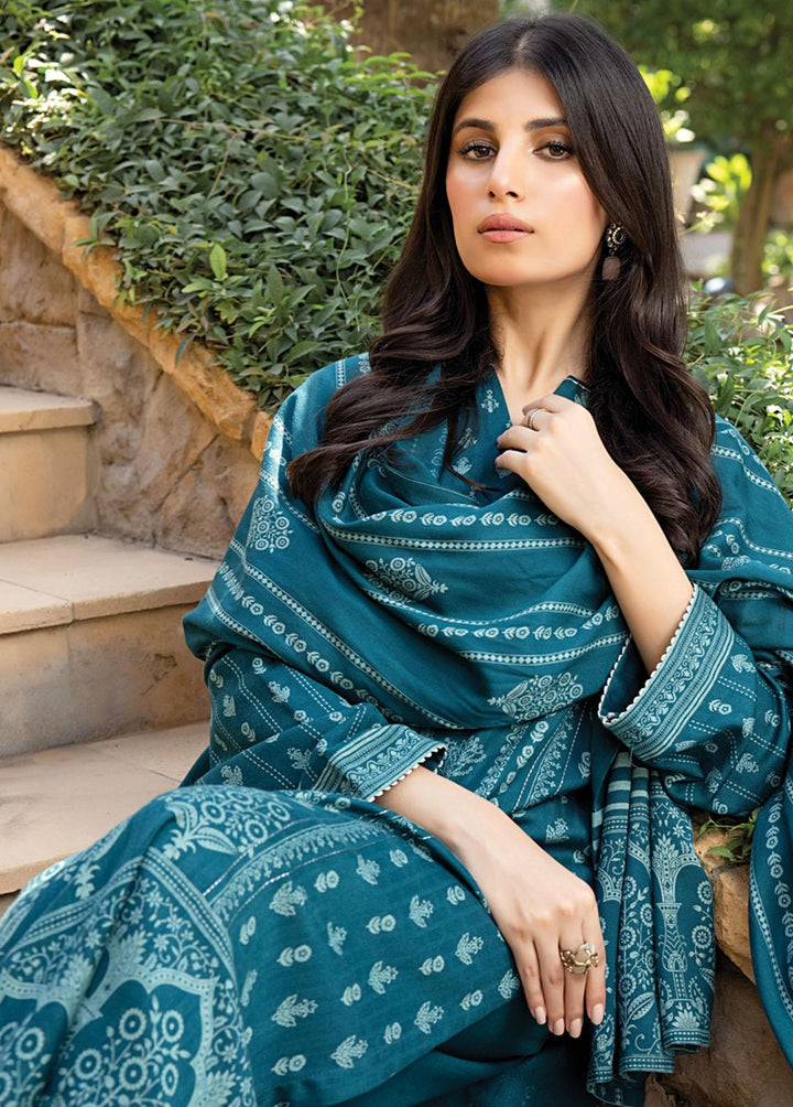 Lakhany Printed Woven Suits Unstitched 3 Piece LSM22-CV2 CVC-1009-C - Winter Collection