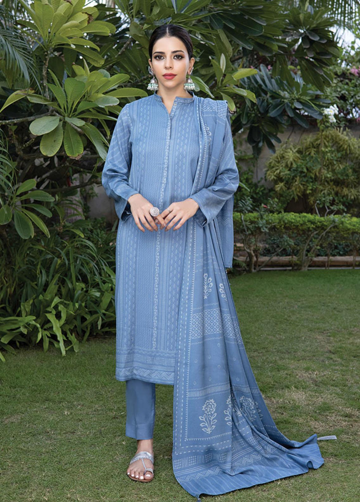 Lakhany Printed Woven Suits Unstitched 3 Piece LSM22-CV2 CVC-1016-B - Winter Collection