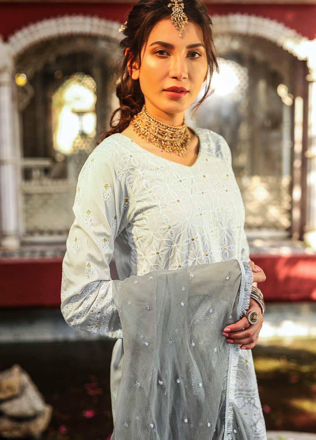 Lakhany Embroidered Chikankari Suits Unstitched 3 Piece LSM21CK 9016 - Summer Collection