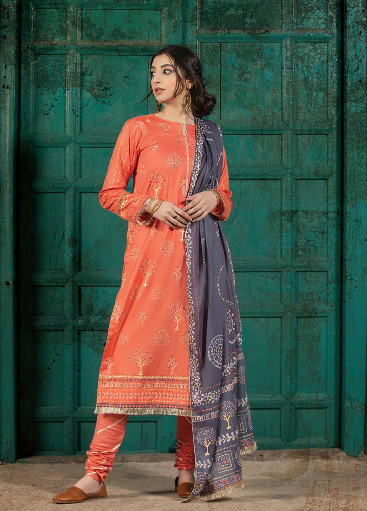 Dareechay By Lakhany Printed Lawn Suits Unstitched 3 Piece LSM21D 3004 - Summer Collection