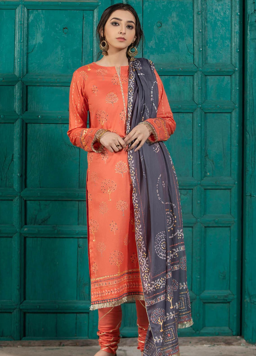Dareechay By Lakhany Printed Lawn Suits Unstitched 3 Piece LSM21D 3004 - Summer Collection
