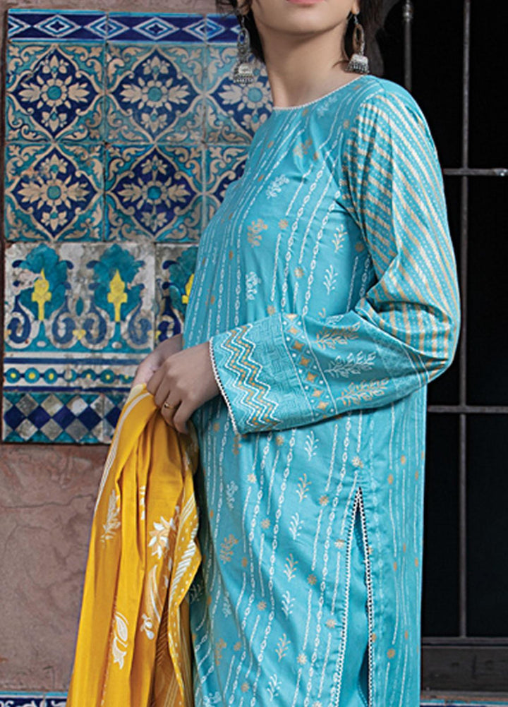 Dareechay By Lakhany Printed Lawn Suits Unstitched 3 Piece LSM21D 3005 - Summer Collection