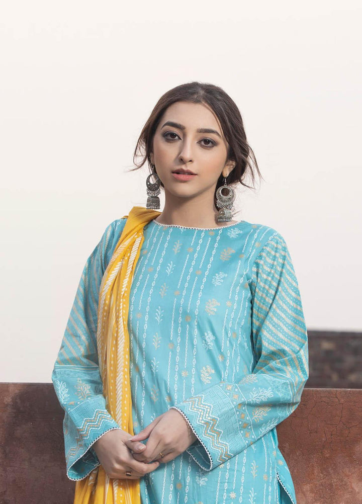 Dareechay By Lakhany Printed Lawn Suits Unstitched 3 Piece LSM21D 3005 - Summer Collection