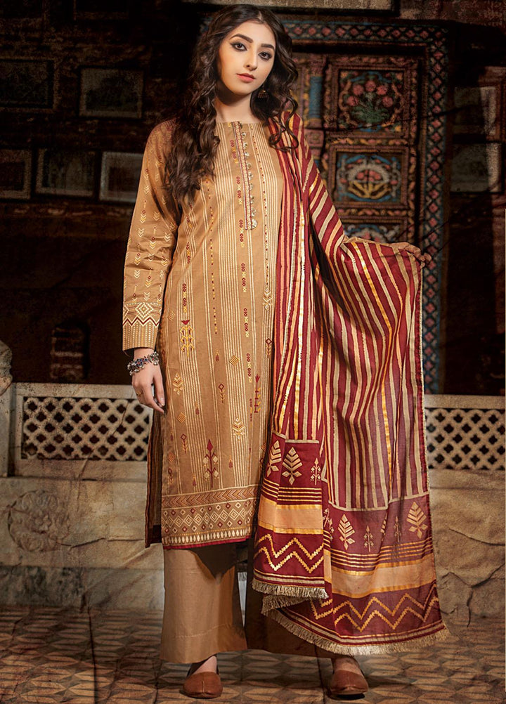 Dareechay By Lakhany Printed Lawn Suits Unstitched 3 Piece LSM21D 3012 - Summer Collection