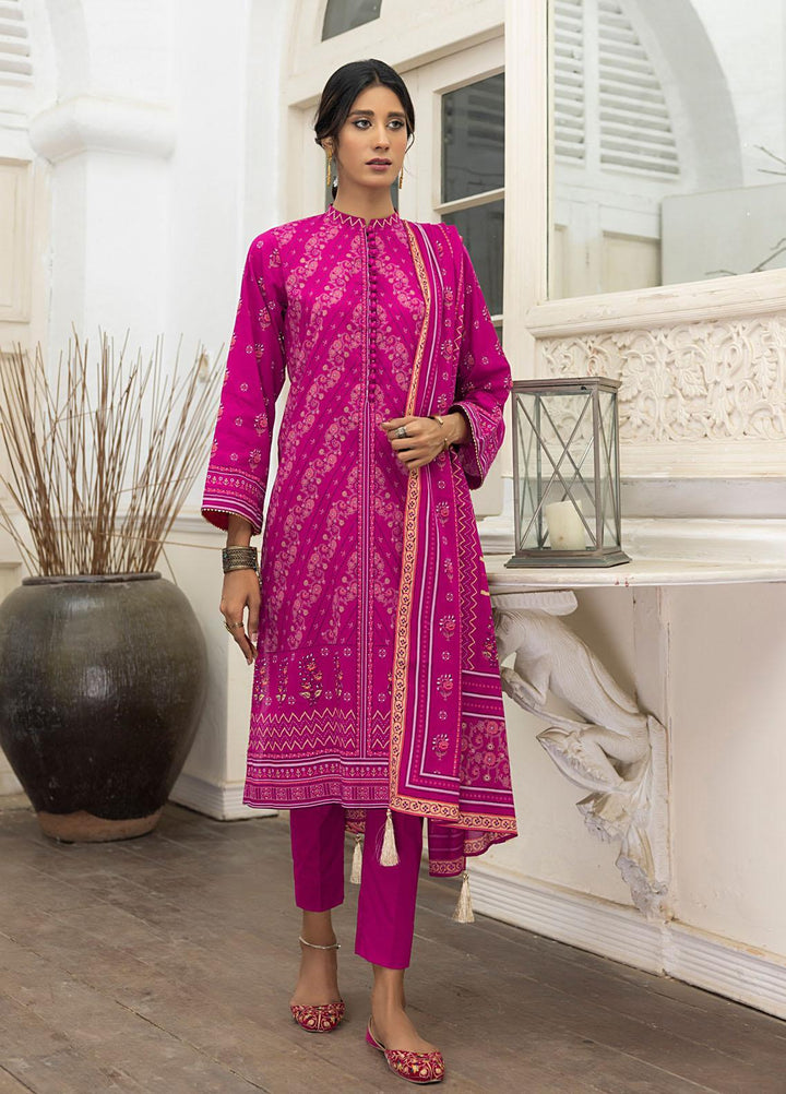 Lakhany Printed Lawn Suits Unstitched 3 Piece LSM23D DPC-EA-0422 - Summer Collection