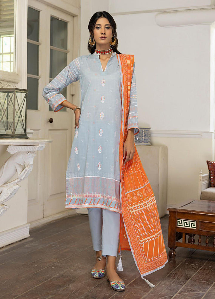 Lakhany Printed Lawn Suits Unstitched 3 Piece LSM23D DPC-RN-0026 - Summer Collection