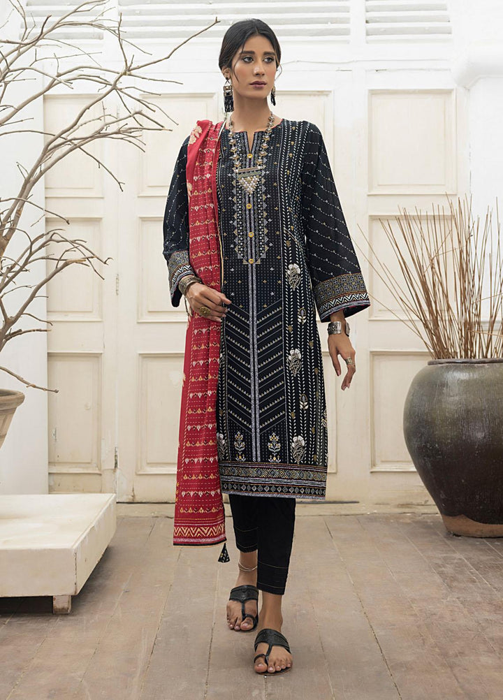 Lakhany Printed Lawn Suits Unstitched 3 Piece LSM23D DPC-ZH-0022 - Summer Collection