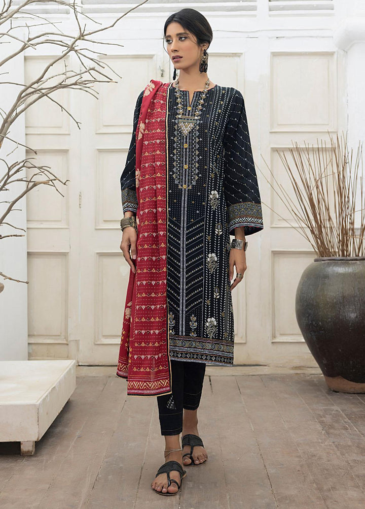 Lakhany Printed Lawn Suits Unstitched 3 Piece LSM23D DPC-ZH-0022 - Summer Collection