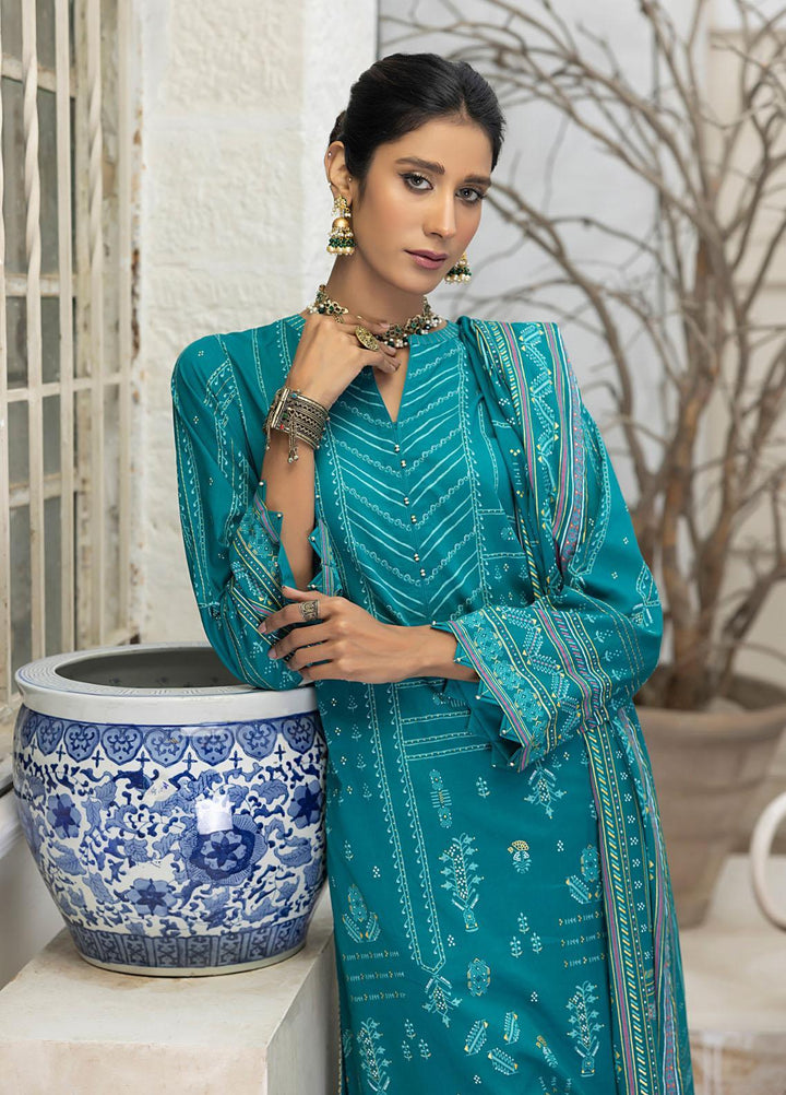 Lakhany Printed Lawn Suits Unstitched 3 Piece LSM23D DPC-EA-0423 - Summer Collection