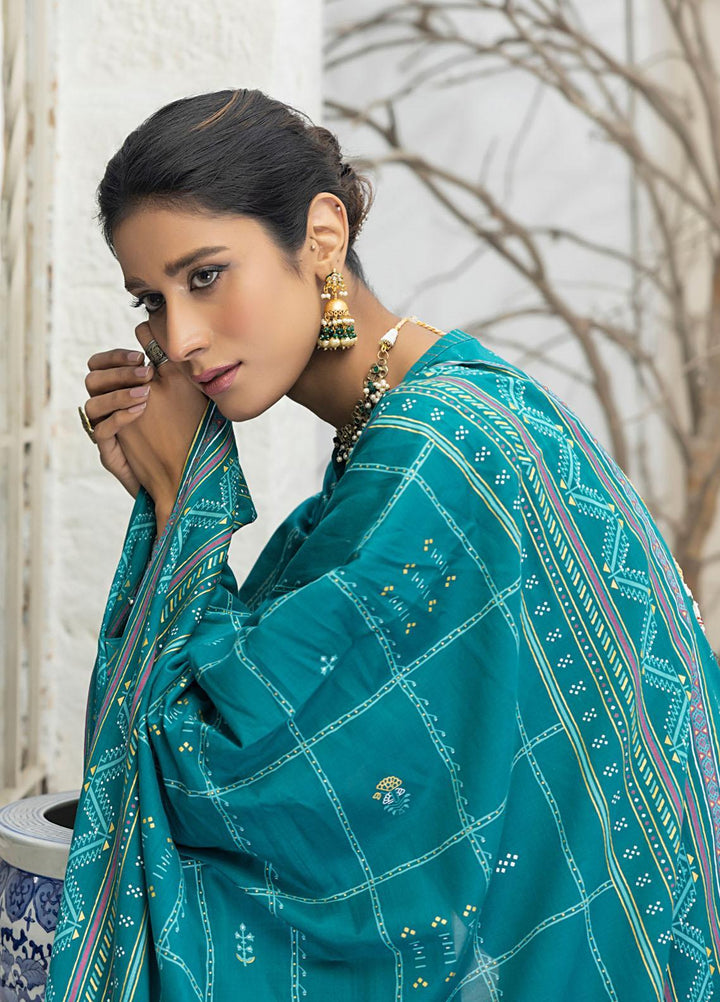 Lakhany Printed Lawn Suits Unstitched 3 Piece LSM23D DPC-EA-0423 - Summer Collection