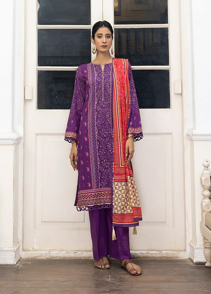 Lakhany Printed Lawn Suits Unstitched 3 Piece LSM23D DPC-RN-0025 - Summer Collection