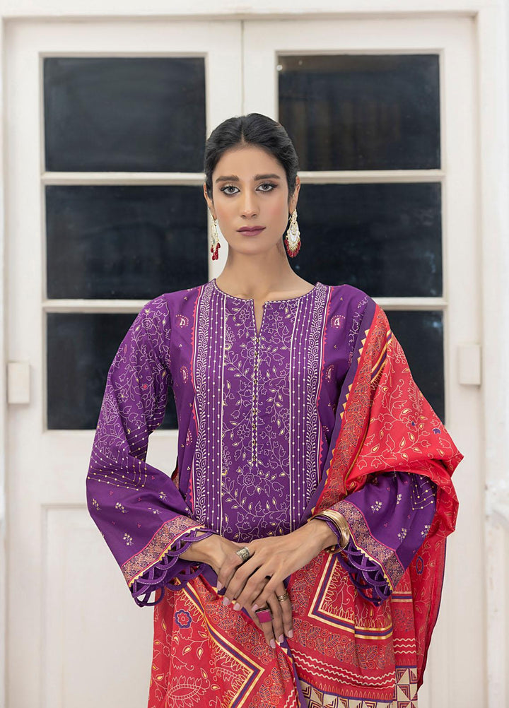 Lakhany Printed Lawn Suits Unstitched 3 Piece LSM23D DPC-RN-0025 - Summer Collection