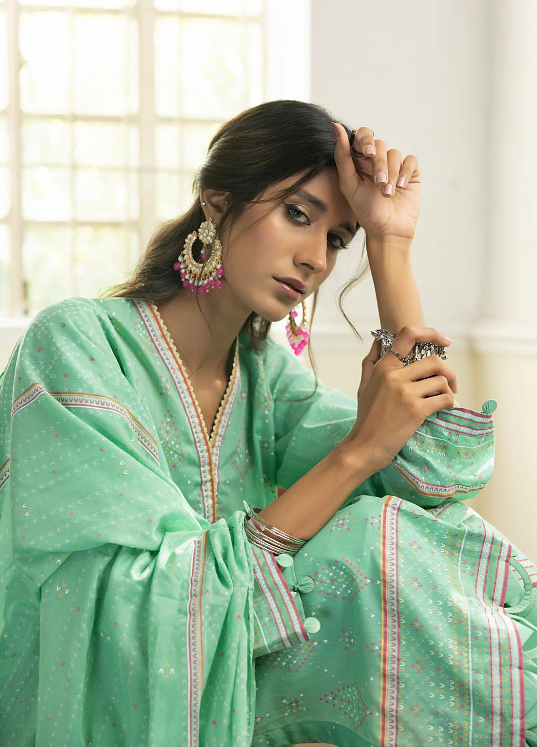 Lakhany Printed Lawn Suits Unstitched 3 Piece LSM23D DPC-SR-0089 - Summer Collection