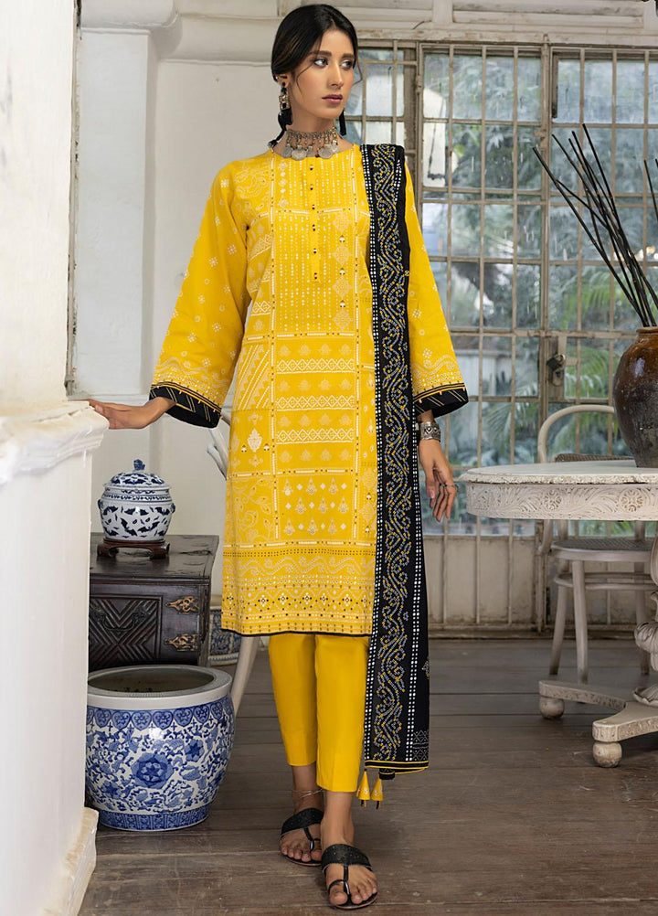 Lakhany Printed Lawn Suits Unstitched 3 Piece LSM23D DPC-SS-0012 - Summer Collection