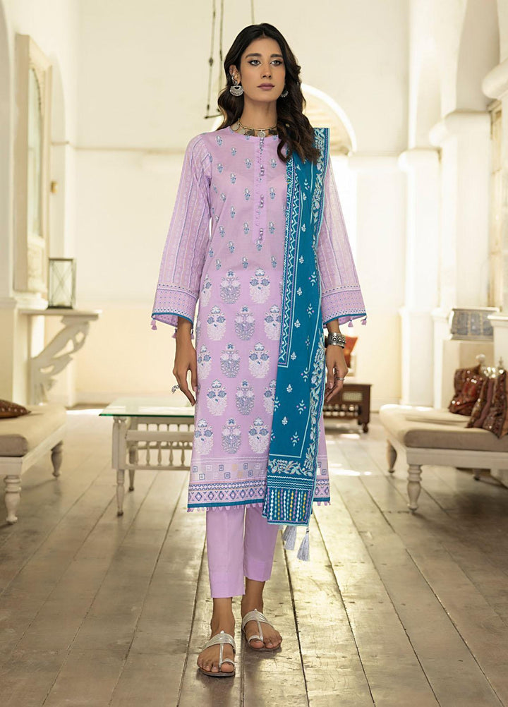 Lakhany Printed Lawn Suits Unstitched 3 Piece LSM23D DPC-ZH-0023 - Summer Collection