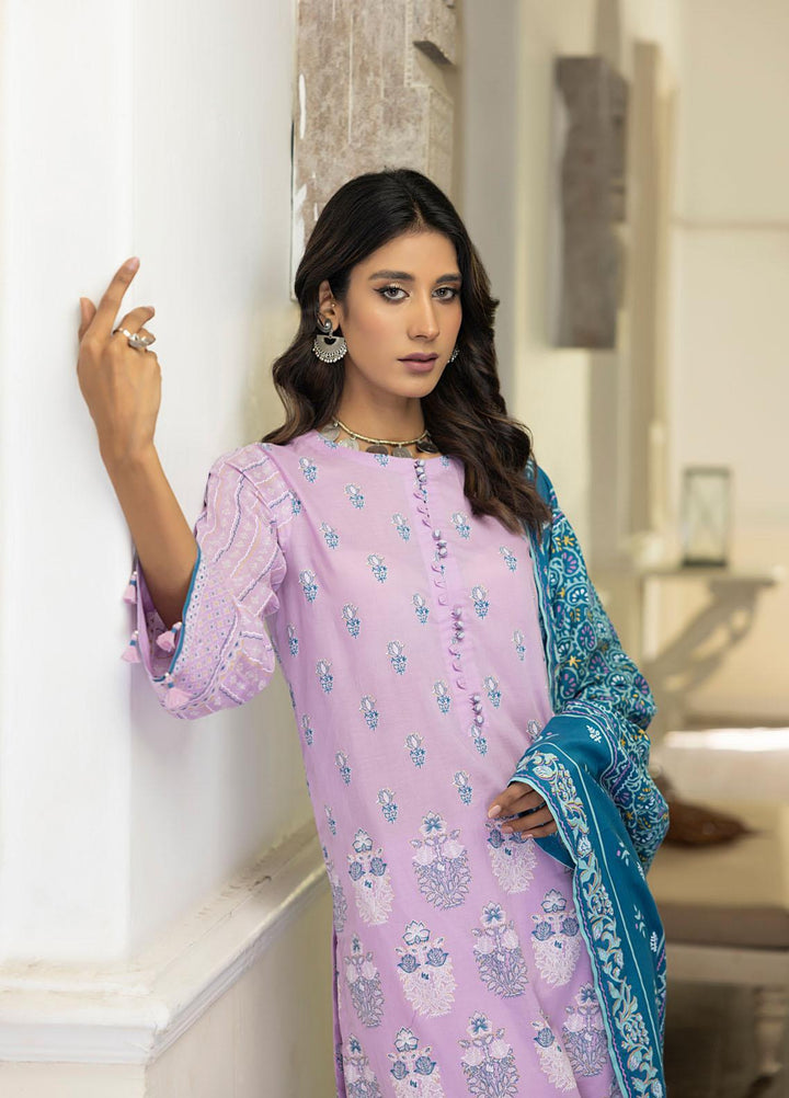 Lakhany Printed Lawn Suits Unstitched 3 Piece LSM23D DPC-ZH-0023 - Summer Collection