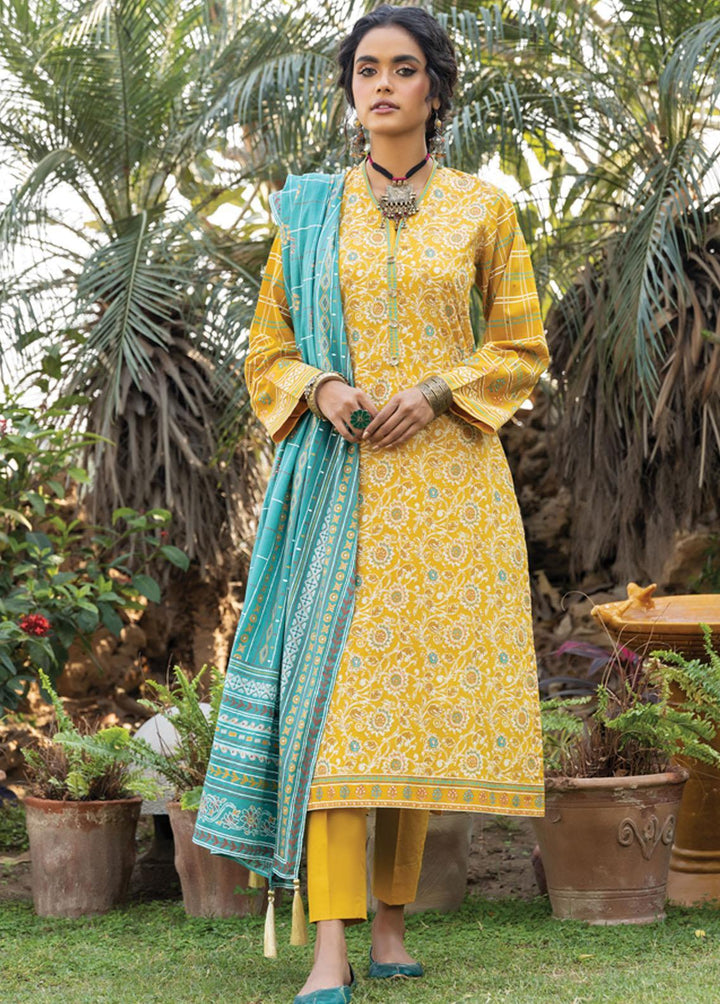 Dareechay By Lakhany Printed Lawn Suits Unstitched 3 Piece LSM22D DPC-3002 - Summer Collection