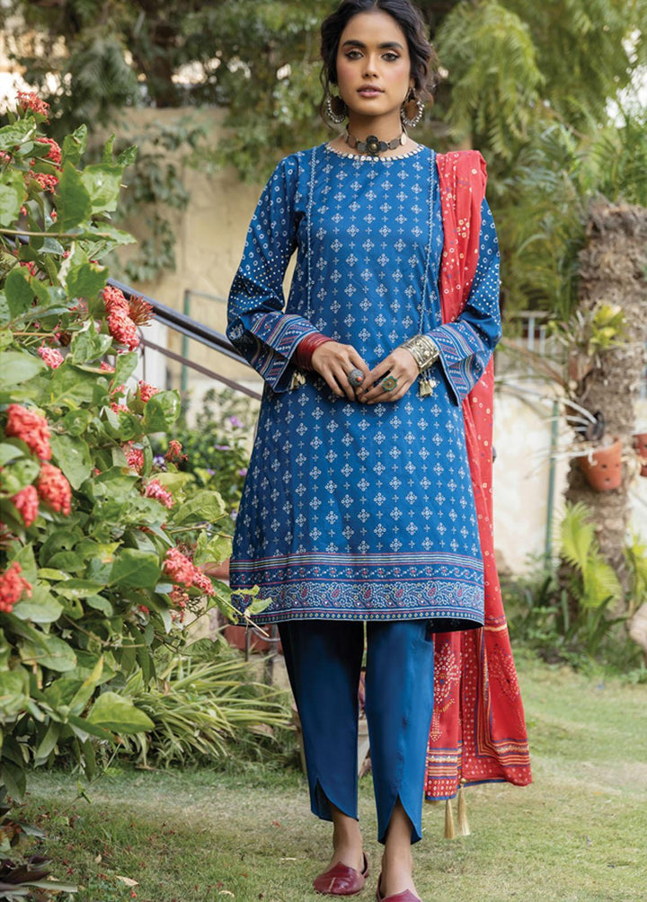 Dareechay By Lakhany Printed Lawn Suits Unstitched 3 Piece LSM22D DPC-3004 - Summer Collection