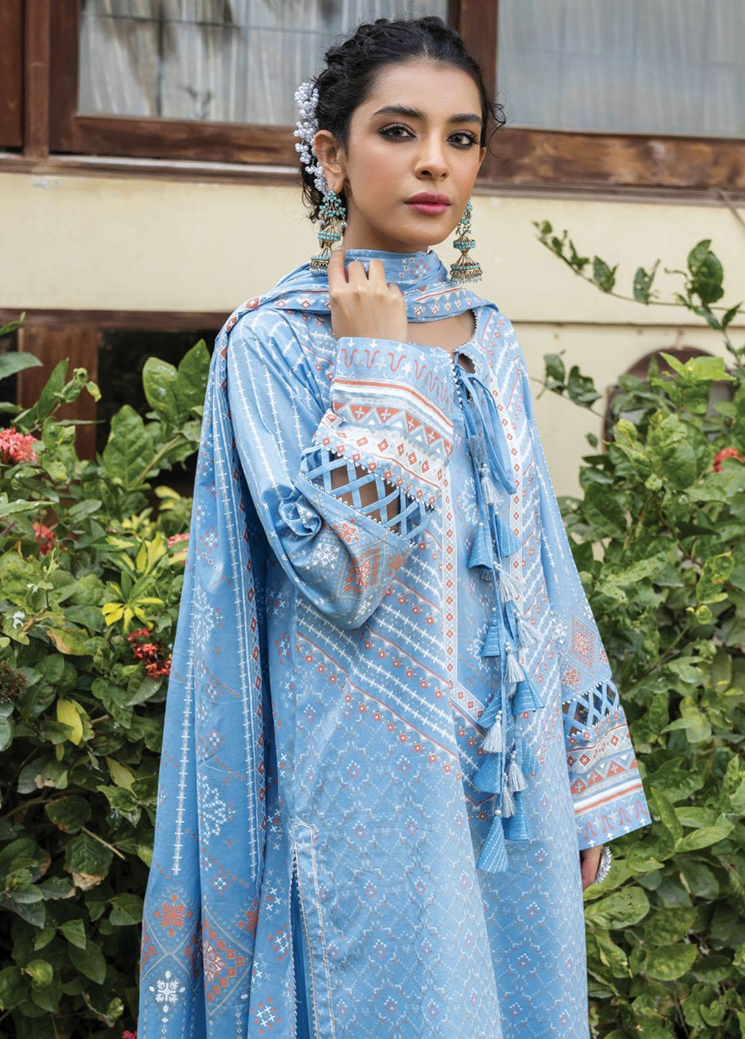 Dareechay By Lakhany Printed Lawn Suits Unstitched 3 Piece LSM22D DPC-3013 - Summer Collection