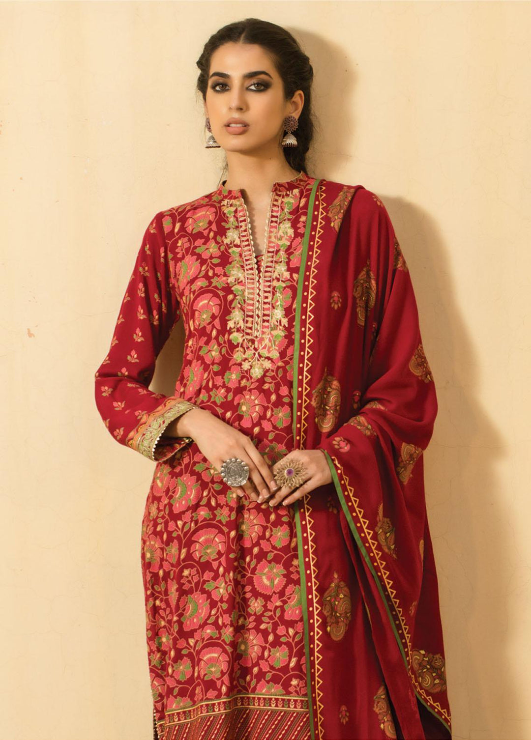 Dareechay By Lakhany Embroidered  Suits Unstitched 3 Piece LSM22DE DEC-SA-0137 - Winter Collection