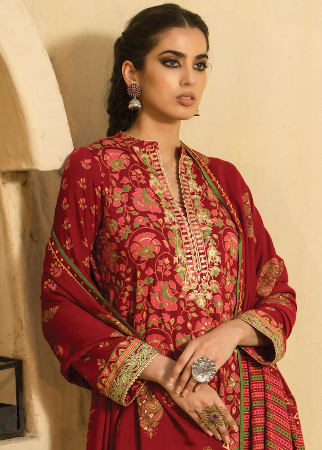 Dareechay By Lakhany Embroidered  Suits Unstitched 3 Piece LSM22DE DEC-SA-0137 - Winter Collection