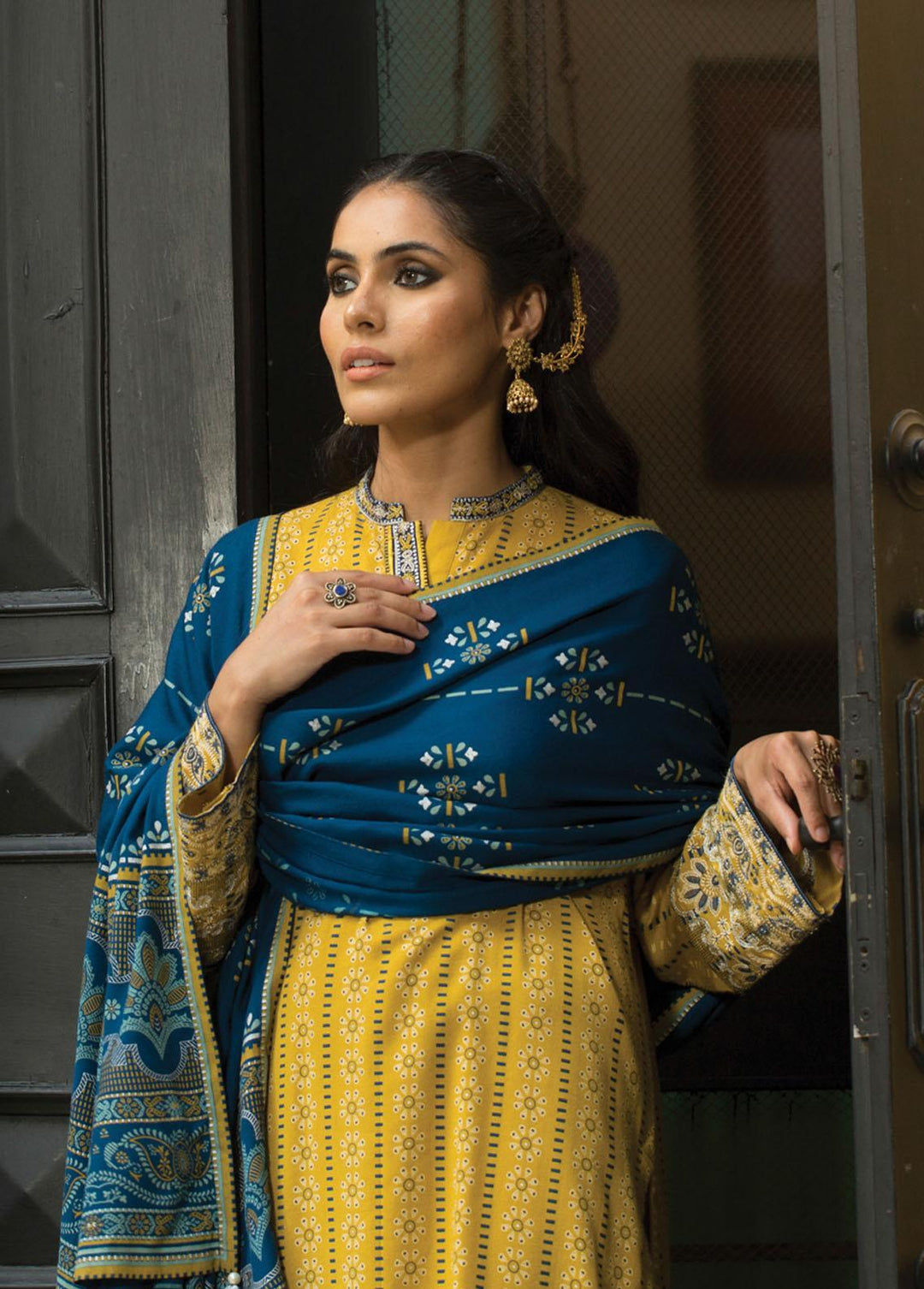 Dareechay By Lakhany Embroidered  Suits Unstitched 3 Piece LSM22DE DEC-SR-0064 - Winter Collection