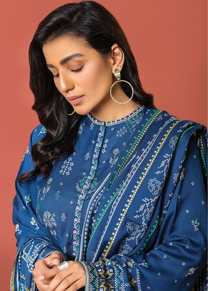 Dareechay By Lakhany Embroidered  Suits Unstitched 3 Piece LSM22DE DEC-ZH-0005 - Winter Collection