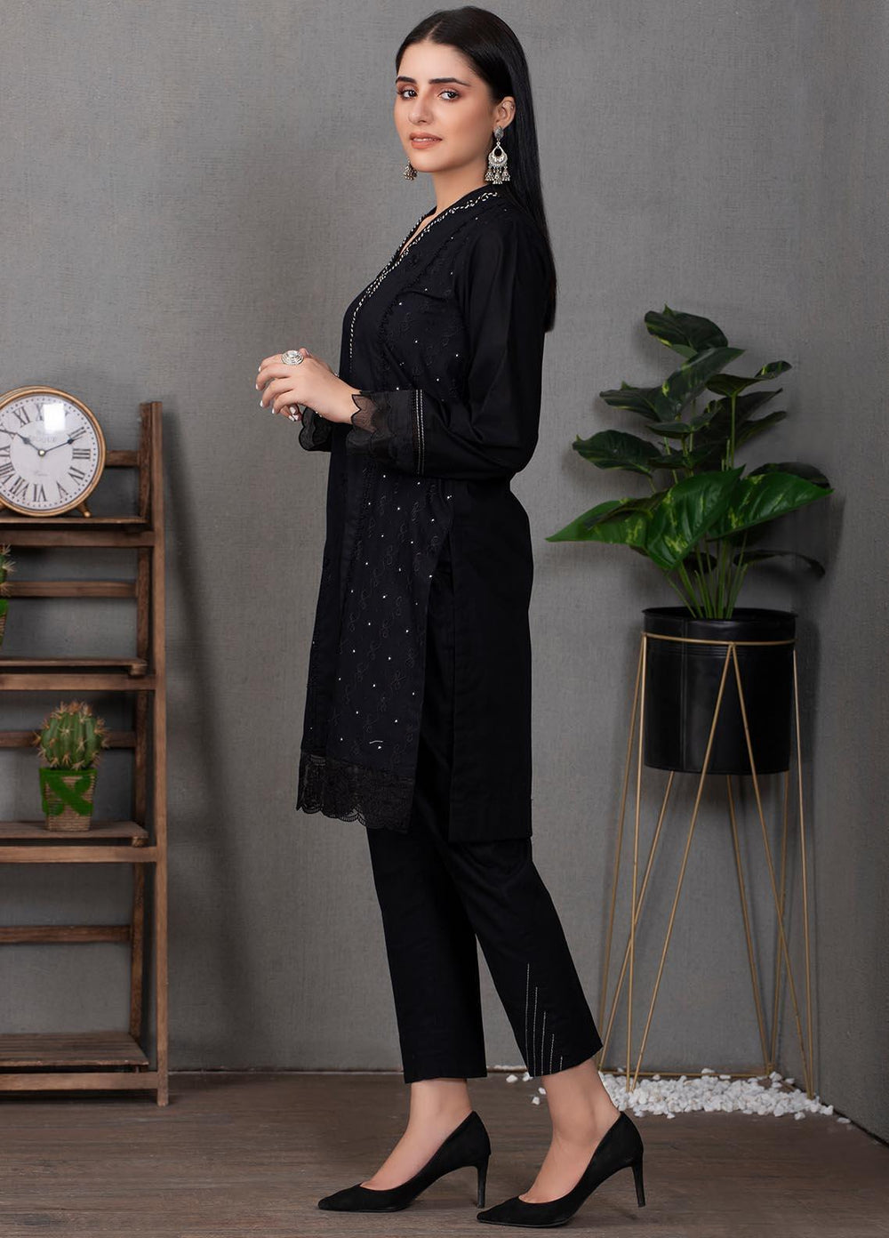 Lakhany Pret Embroidered  Cotton Kurties LSM21EB LSM-2202