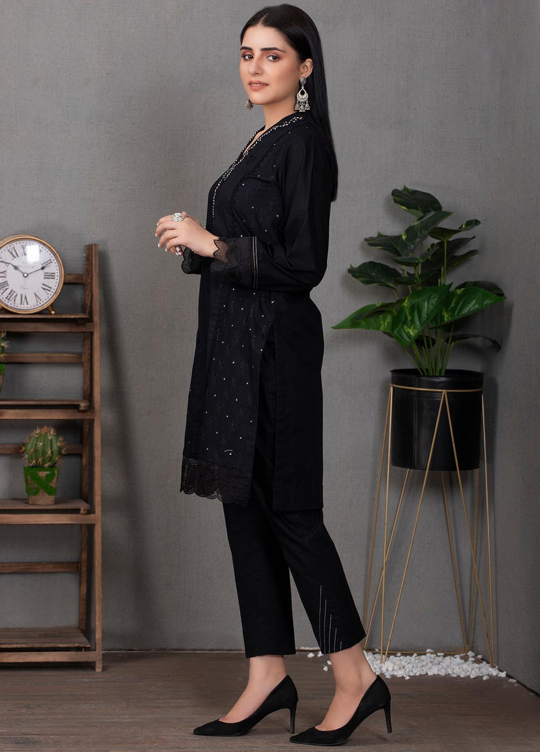 Lakhany Pret Embroidered  Cotton Kurties LSM21EB LSM-2202