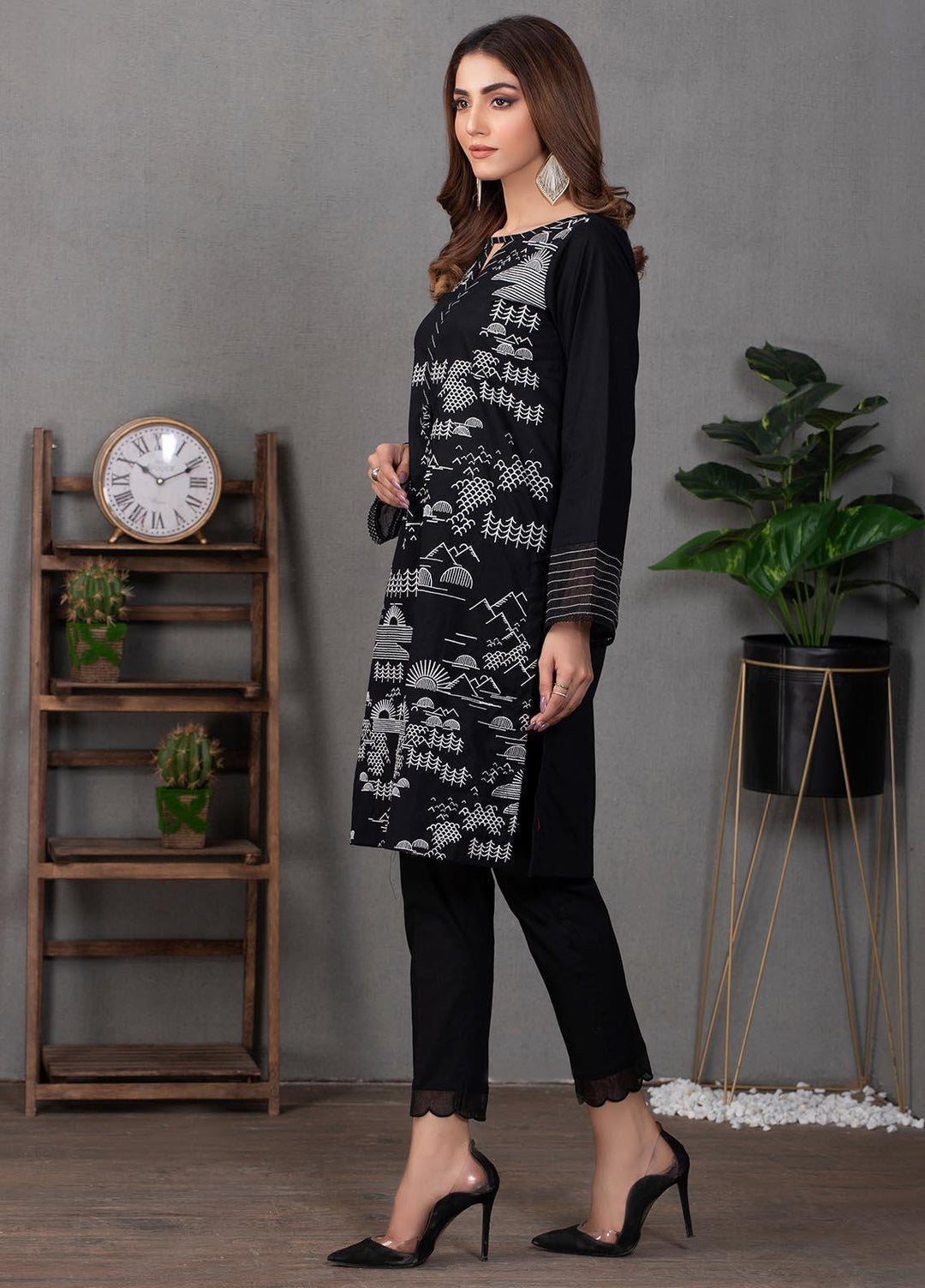 Lakhany Pret Embroidered  Cotton Kurties LSM21EB LSM-2204