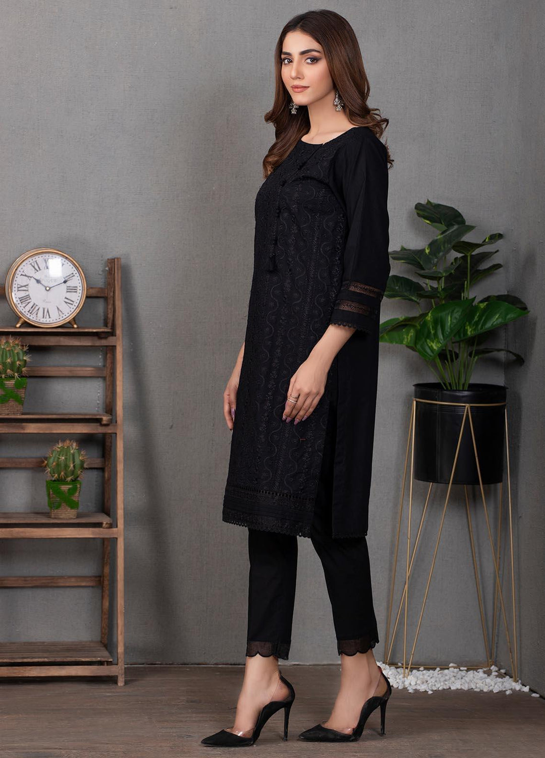 Lakhany Pret Embroidered  Cotton Kurties LSM21EB LSM-2205