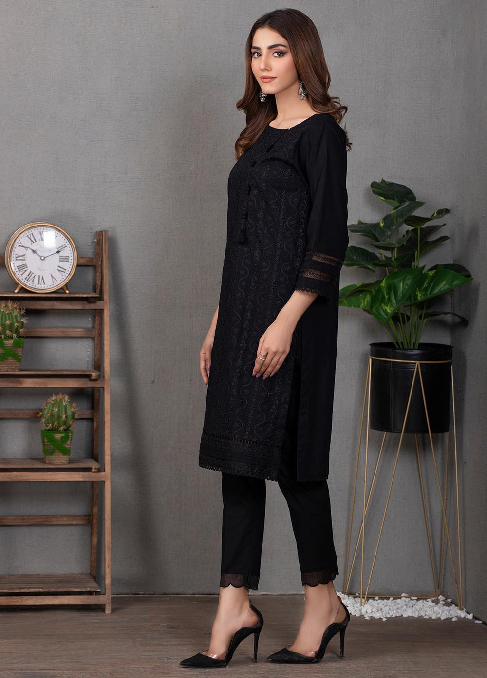 Lakhany Pret Embroidered  Cotton Kurties LSM21EB LSM-2205