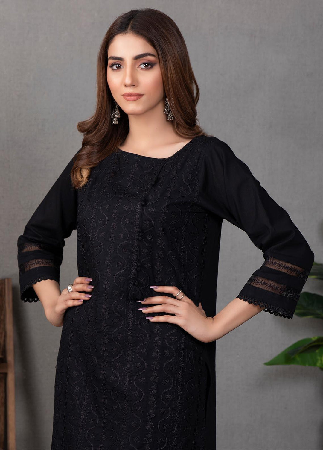 Lakhany Pret Embroidered  Cotton Kurties LSM21EB LSM-2205