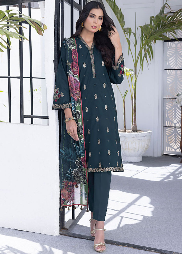 Lakhany Embroidered Lawn Suit Unstitched 3 Piece LSM24S2 LG-RM-0067 - Summer Collection