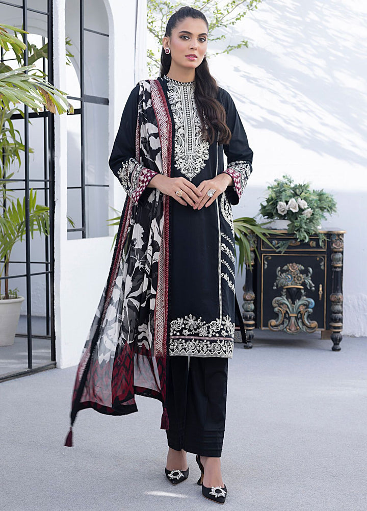 Lakhany Embroidered Lawn Suit Unstitched 3 Piece LSM24S2 LG-UB-0021 - Summer Collection